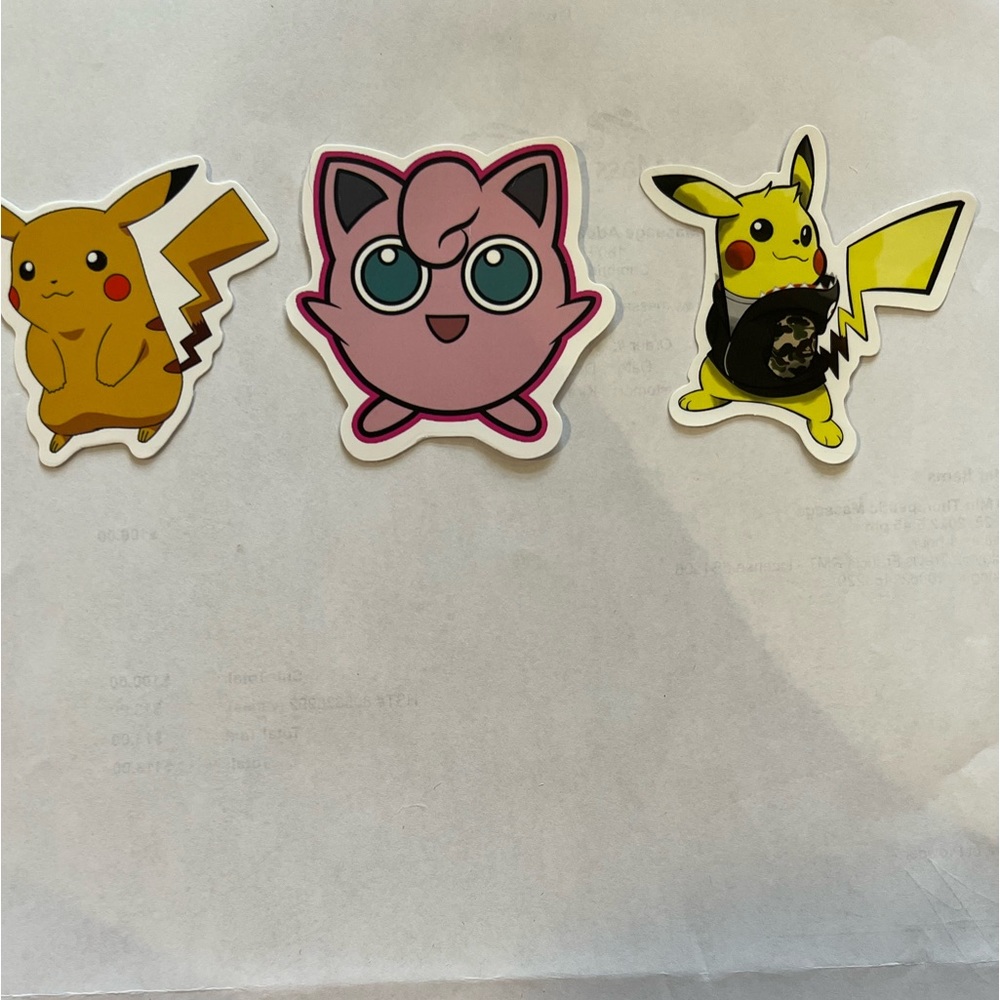 Pokémon Stickers